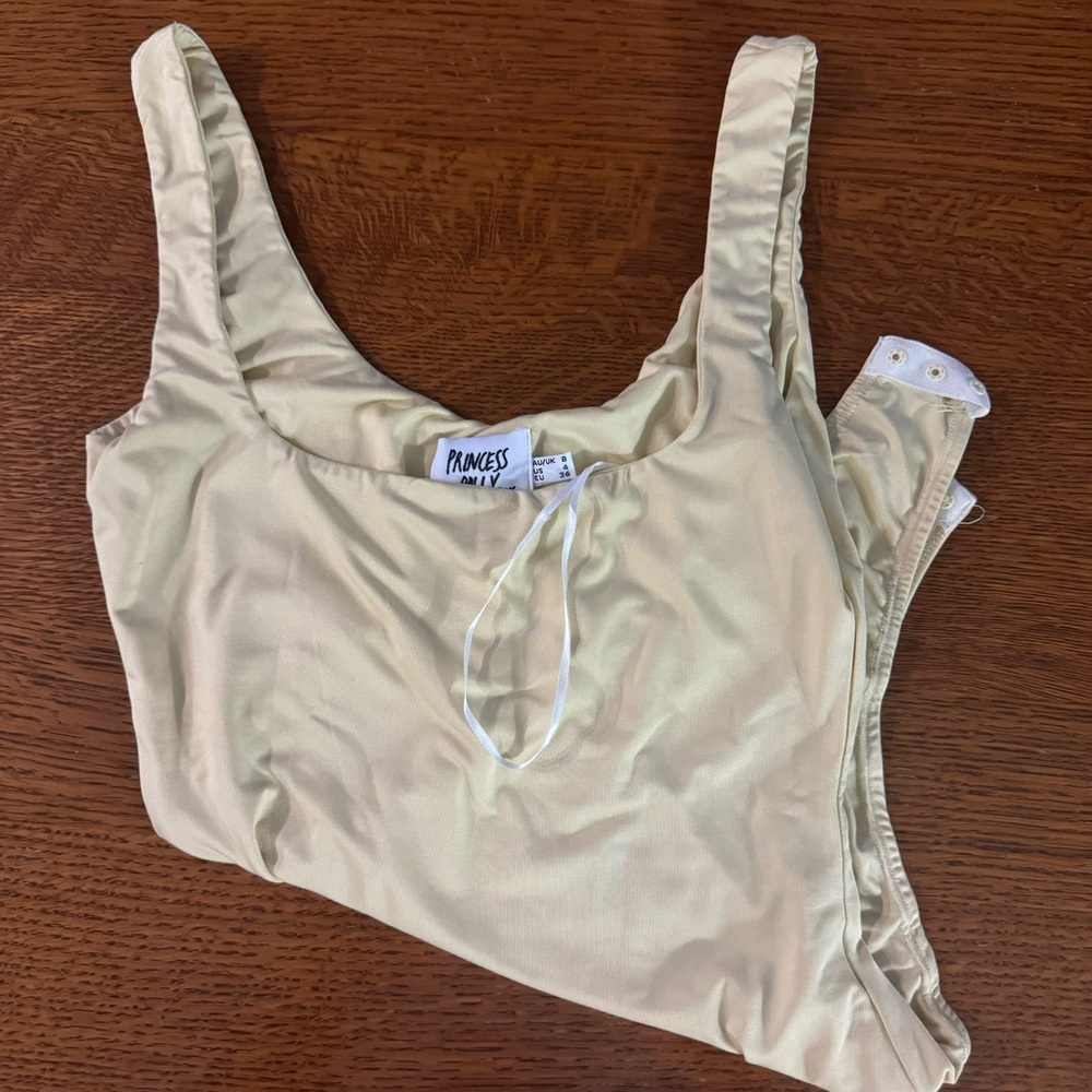 Yellow Princess Polly Bodysuit